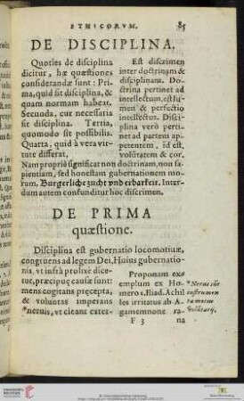 De Disciplina
