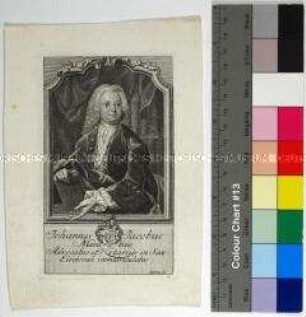 Porträt des Rechtswissenschaftlers und Notars Johann Jakob Manitius