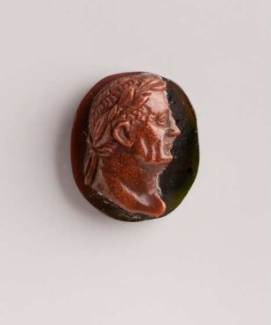 Kameo mit römischem Kaiser (Claudius?), 17. Jh.