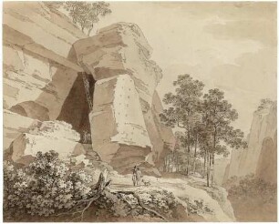 Der Raubstein in der Sächsischen Schweiz