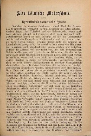 Katalog der Gemälde-Sammlung des Museums Wallraf-Richartz in Köln