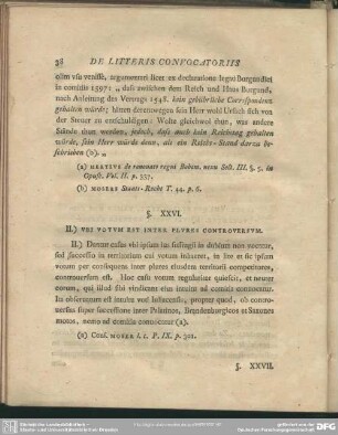 II.) Ubi Votum Est Inter Plures Controversum