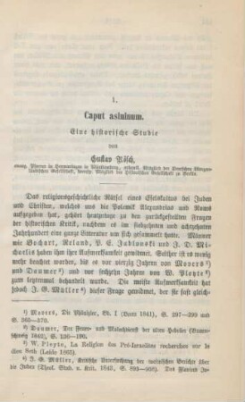 523-544 Caput asininum : eine historische Studie
