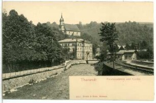 Tharandt. Forstakademie und Kirche