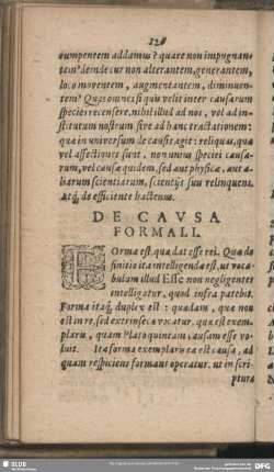 De Causa Formali