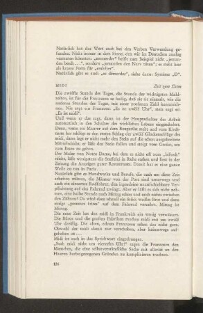 Midi Zeit zum Essen