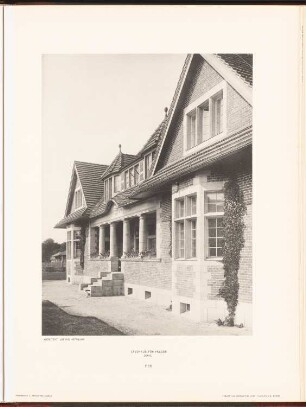 Irrenhaus, Berlin-Buch: Detail Landhaus für Frauen (aus: Neubauten der Stadt Berlin, Bd. VII, 1908)