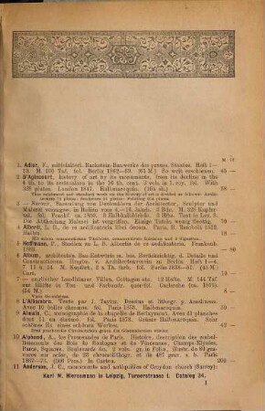 Katalog. 34. 1888