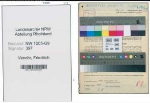 Entnazifizierung Friedrich Venohr , geb. 18.07.1905 (Prokurist)