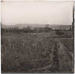 Landschaft mit Ruinen, Baalbek: Landschaftsdarstellung