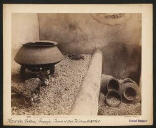 Haus der Vettier (Casa die Vettii), Pompeji: Ansicht der Küche