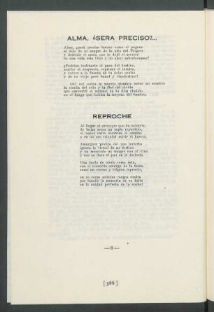 Reproche