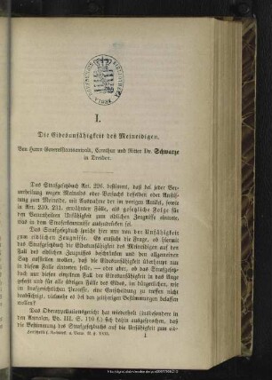 Abhandlungen und Rechtsfälle