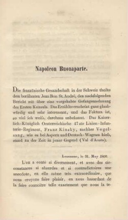 Napoleon Buonaparte