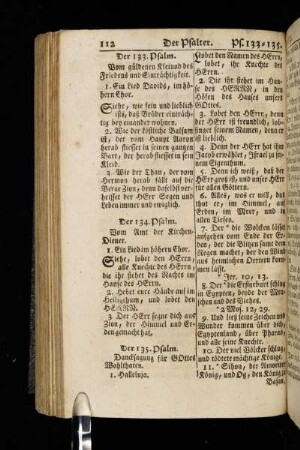 Der 133. Psalm.