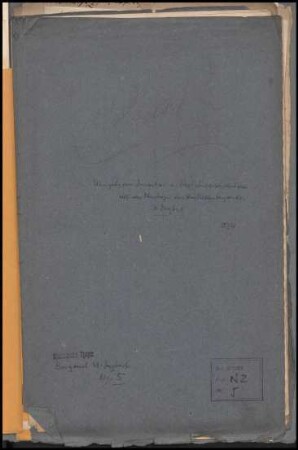 Übergabe von Inventar- und Registerverzeichnissen durch den Obersteiger des Steinkohlenbergwerks St. Ingbert