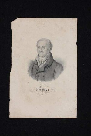 Bildnis des J. G. Schicht