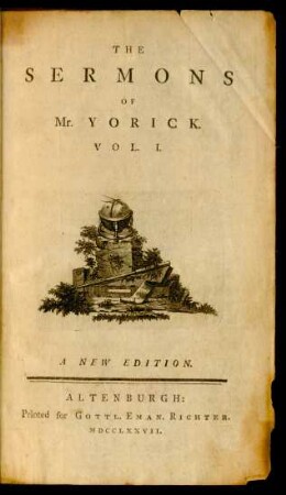 Vol. 1: The Sermons Of Mr. Yorick