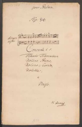 Konzerte; fl, strings; G-Dur; QV 5:173