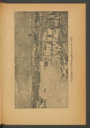El puerto de Antofagasta en el año 1879. - [Fotografía]