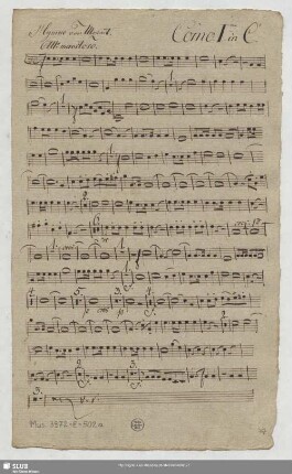 Corno I.mo in C