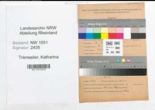 Entnazifizierung Katharina Trierweiler , geb. 12.08.1898 ()