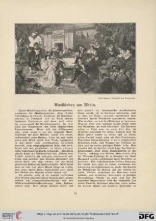 Musikleben am Rhein
