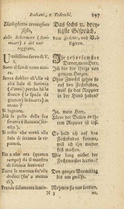 Dialoghetto trentesimo sesto / Das sechs u. dreysigste Gespräch