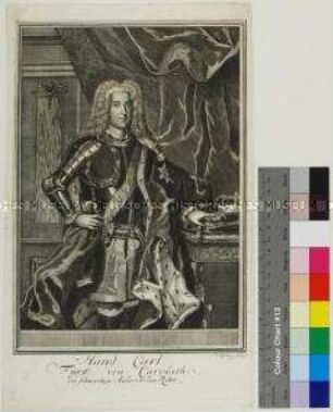 Porträt des schlesischen Fürsten Hans Karl von Carolath-Beuthen