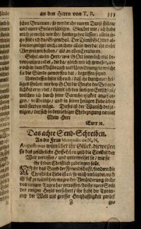 353-359, Das achte Send-Schreiben.