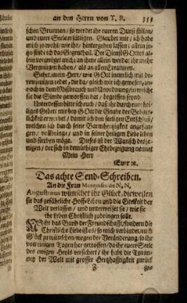 353-359, Das achte Send-Schreiben.