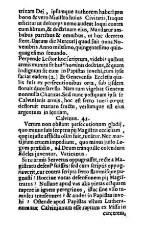 Calvinus. 41. - Calvinus. 60.