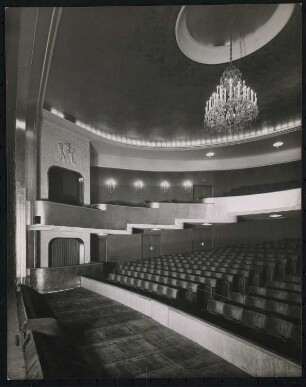 Akademietheater, Wien: Ansicht Proszenium und Zuschauerraum