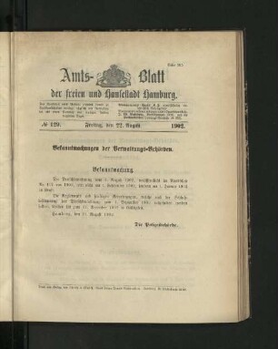 No. 129. 22. August. 1902.