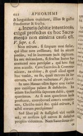 212-217, 4. Incuria debitae intentionis, exigui profectus ...