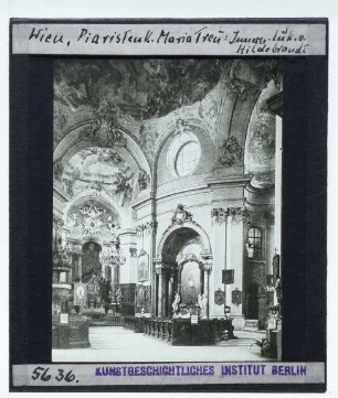 Wien, Piaristenkirche Maria Treu : Innenansicht