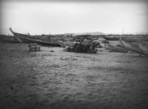 Chigasaki. Boote an der Sagami-Bucht