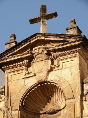 Detail der kleinen Kirche Iglesia San Francisco