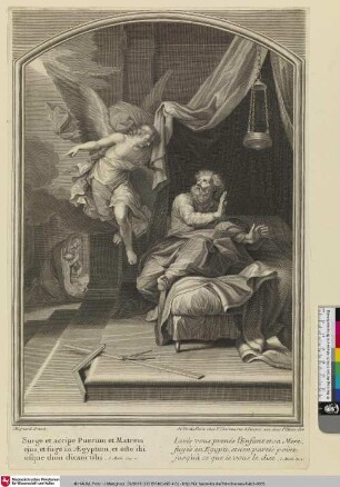 [Joseph erscheint ein Engel im Traum und schickt ihn nach Ägypten]