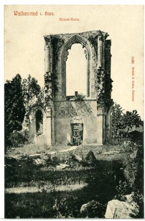 Walkenried. Klosterruine