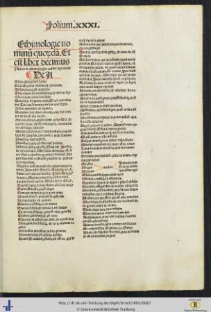 Ethimologie nominum quorundam