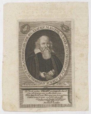 Bildnis des Iosephus Clavderus