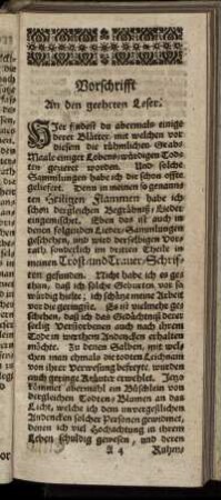 Vorschrifft.