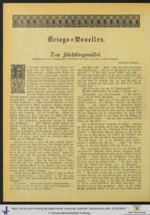 Kriegs-Novellen.
