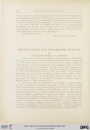 1: Mitteilungen aus dem British Museum, [2]