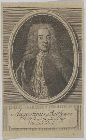 Bildnis des Augustinus Balthasar