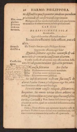 Cap. IIII. De Efficiente Sola & cum aliis.