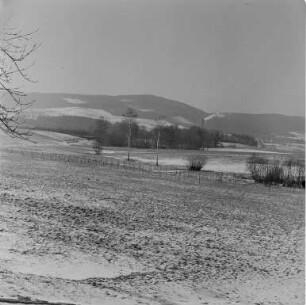 Berge und Schirgiswalde : Blick ins Lausitzer Bergland