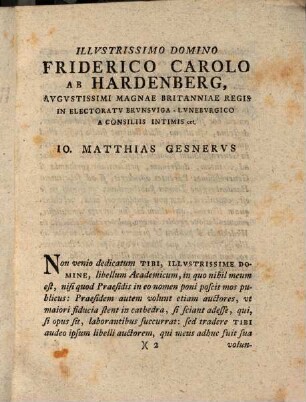 Diss. de habitu antiquorum Graeciae ac Latii scriptorum ad religionem