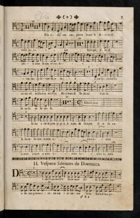 7-14, II. Vesperae solennes de Dominica